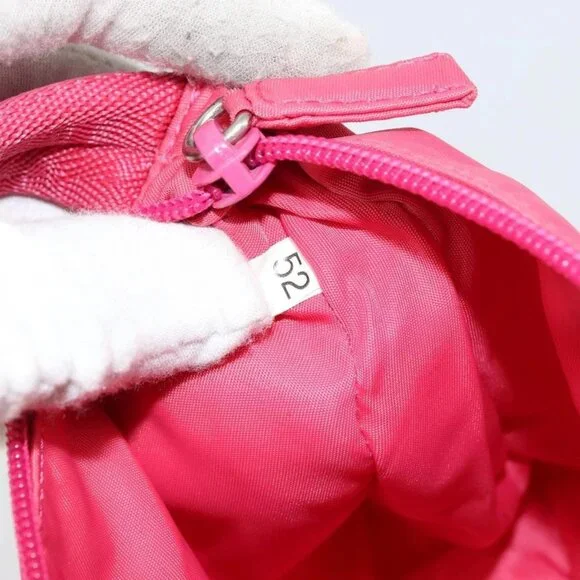 PRADA Hand Pouch Nylon Pink Auth 157315V - Picture 11 of 16